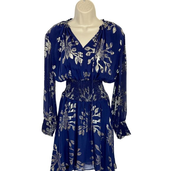 DELFI Collective Navy Blue Rochelle Dress NWT - Size M - Picture 4 of 10